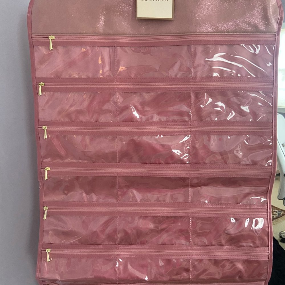 Pink Ellen Tracy Hanging Jewelry Holder